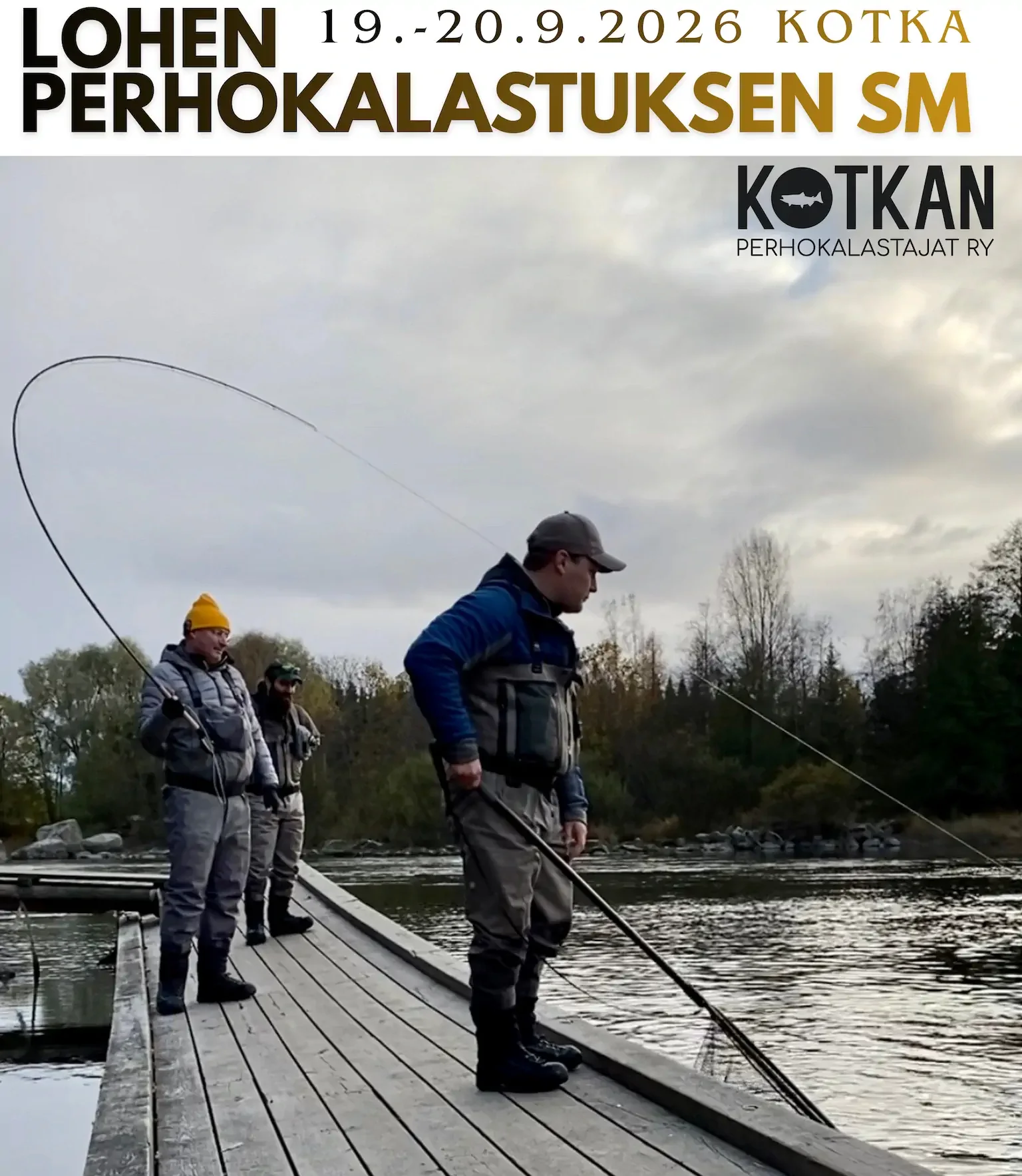 Lohen perho­kalastuksen sm 2026 mainos